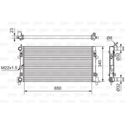 Aušinimo radiatorius
                                VALEO                                                701522, VALEO, 701