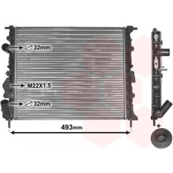 Aušinimo radiatorius
                                VAN WEZEL                                                43002197, VAN 