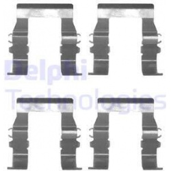 priedų komplektas, diskinių stabdžių trinkelės
                                DELPHI                                   