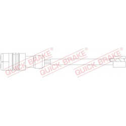 įspėjimo kontaktas, stabdžių trinkelių susidėvėjimas
                                QUICK BRAKE                      