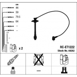 uždegimo laido komplektas
                                NGK                                                44262, NGK, 442