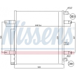 kondensatorius, oro kondicionierius ** FIRST FIT **
                                NISSENS                                  