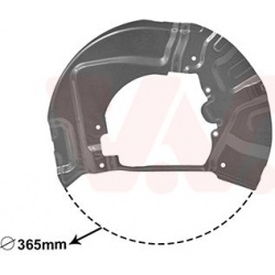 apsauginis skydas, stabdžių diskas
                                VAN WEZEL                                               