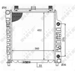 Aušinimo radiatorius
                                NRF                                59102, NRF, 59102, auto detalė