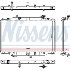 Aušinimo radiatorius
                                NISSENS                                                606698, NISSENS,