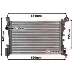 Aušinimo radiatorius
                                VAN WEZEL                                                17002318, VAN 