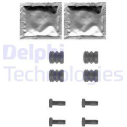 priedų komplektas, diskinių stabdžių trinkelės
                                DELPHI                                   