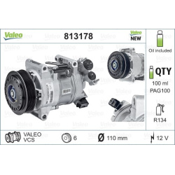 Kompresorius, oro kondicionierius VALEO ORIGINS NEW OE TECHNOLOGY
                                                813178, VAL