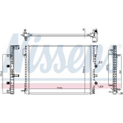 žemos temperatūros radiat., tarpinis suslėgto oro aušintuvas
NISSENS