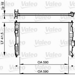 Aušinimo radiatorius
                                VALEO                                                735118, VALEO, 735