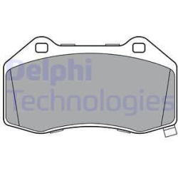 stabdžių trinkelių rinkinys, diskinis stabdys
                                DELPHI                                      