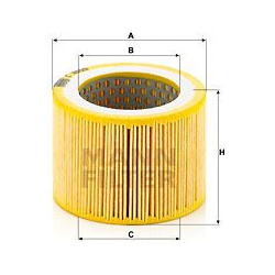 Filtras, oro išleidimas (degalų bakas)
                                MANN-FILTER                                         
