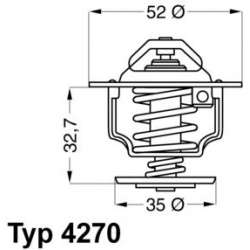 termostatas, aušinimo skystis
                                BorgWarner (Wahler)                                           