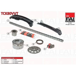 paskirstymo grandinės komplektas
                                FAI AutoParts                                TCK80VVT, FAI 