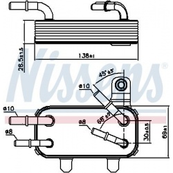 Aušintuvas tepalo
                                NISSENS                                                90951, NISSENS, 909