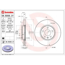 stabdžių diskas (1vnt) PRIME LINE - UV Coated
                                BREMBO                                       