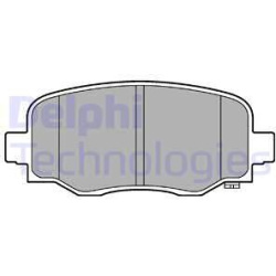 stabdžių trinkelių rinkinys, diskinis stabdys
                                DELPHI                                      