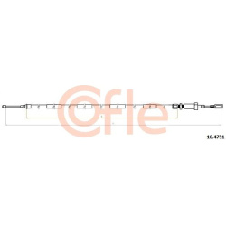 trosas, stovėjimo stabdys
                                COFLE                                                10.4751, Nenu