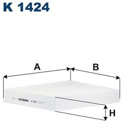 filtras, salono oras
                                FILTRON                                K 1424, Nenurodytas gamintojas, K