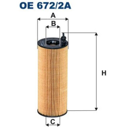alyvos filtras
                                FILTRON                                                OE672/2A, Nenurodytas g