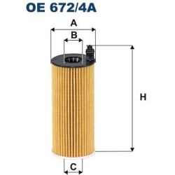 alyvos filtras
                                FILTRON                                                OE672/4A, Nenurodytas g
