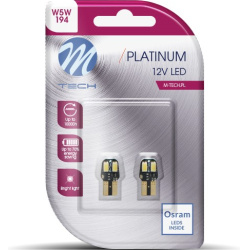 Lemputės MTECH PLATINUM W5W 2xLED
                                M-TECH                                LB806W-MTH, M-TECH, 