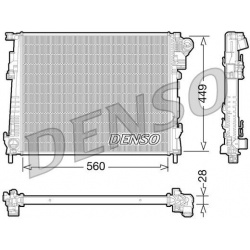 Aušinimo radiatorius
DENSO DRM23094, DENSO, D
