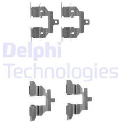priedų komplektas, diskinių stabdžių trinkelės
                                DELPHI                                LX0