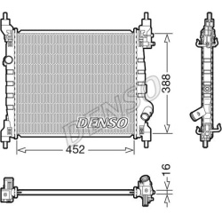 Aušinimo radiatorius
                                DENSO                                                DRM15014, DENSO, D