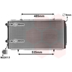 Aušinimo radiatorius
                                VAN WEZEL                                                40002146, VAN 