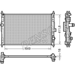 Aušinimo radiatorius
                                DENSO                                DRM21103, DENSO, DRM21103, auto de