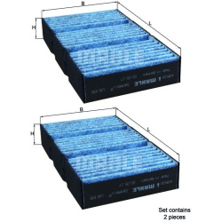 Filtras salono
                                MAHLE                                LAO878/S, MAHLE, LAO878S, auto detalė