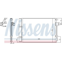 kondensatorius, oro kondicionierius ** FIRST FIT **
                                NISSENS                                  