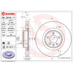 stabdžių diskas (1vnt) PRIME LINE - UV Coated
                                BREMBO                                       