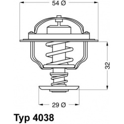 termostatas, aušinimo skystis
BorgWarner (Wahler)