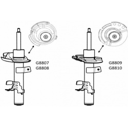 amortizatorius MONROE ORIGINAL (Gas Technology)
                                                G8809, MONROE, G8809, auto de