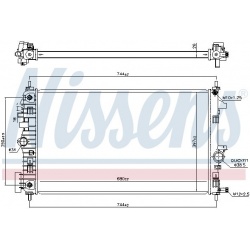 Aušinimo radiatorius
                                NISSENS                                606049, NISSENS, 606049, auto de