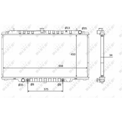 radiatorius, variklio aušinimas
                                NRF                                58548, NRF, 58548, auto d
