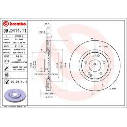 stabdžių diskas (1vnt) PRIME LINE - UV Coated
                                BREMBO                                       