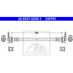 stabdžių žarnelė
                                ATE                                24.5237-0235.3, ATE, 245237-02353, au