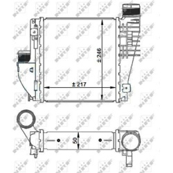 tarpinis suslėgto oro aušintuvas, kompresorius
                                NRF                                         