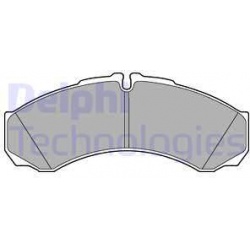 stabdžių trinkelių rinkinys, diskinis stabdys
DELPHI