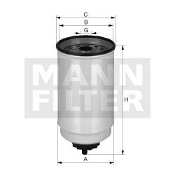 Kuro filtras
                                MANN-FILTER                                                WK965/4X, MANN-FILTER