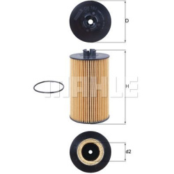 alyvos filtras
                                MAHLE                                                OX161D, MAHLE, OX161D, au