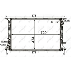 Aušinimo radiatorius
                                NRF                                                53013, NRF, 53013, a