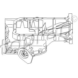 Karteris variklio
                                TOPRAN                                                112 340, Nenurodytas 