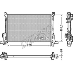Aušinimo radiatorius
                                DENSO                                                DRM09174, DENSO, D