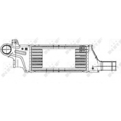 tarpinis suslėgto oro aušintuvas, kompresorius
                                NRF                                30429, NR