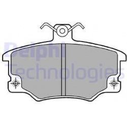 stabdžių trinkelių rinkinys, diskinis stabdys
                                DELPHI                                      