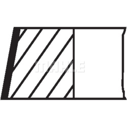 stūmoklio žiedų komplektas
                                MAHLE                                                03304N0, M